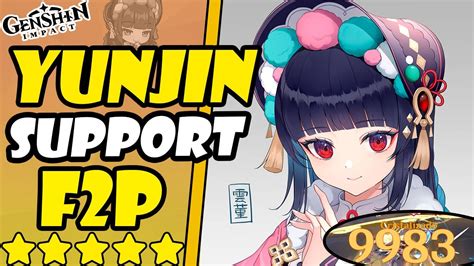 YUNJIN BUILD en5 MINUTOS SUPPORT SUB DPS F2P ARTEFACTOS ARMASGuía