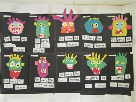 Cut Paper Monsters Art Project For Kids Artofit