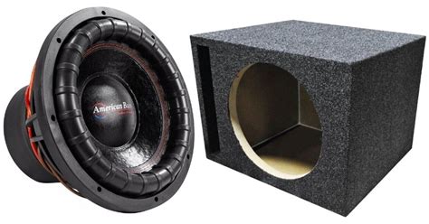 American Bass Xfl 1244 Package 12 Inch 3000w Dual 4 Ohm Subwoofer And Ported Box Ebay