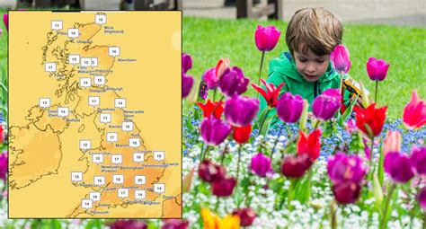 Maps show where the UK will be hottest this weekend