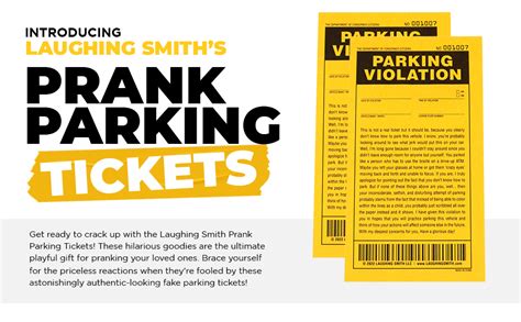 Amazon Laughing Smith Prank Parking Tickets Funny Fake Parking