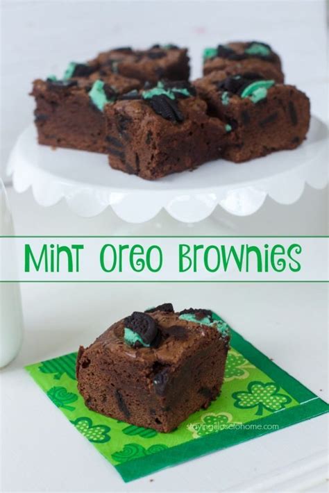 Ultimate Mint Oreo Brownies For St Patricks Day