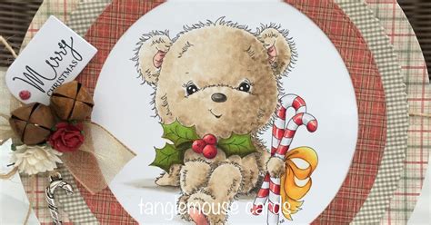 Tanglemouse Cards Merry Beary Christmas Xxx