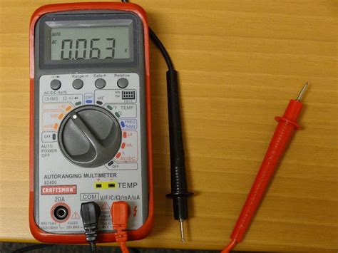 Craftsman 82040 Autoranging Multimeter Manual - pkrom