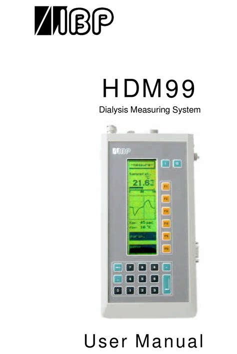 Ibp Hdm99 User Manual Pdf Download Manualslib