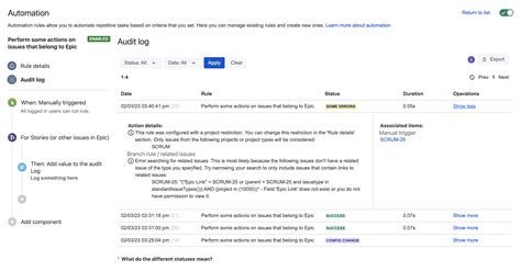 Automation For Jira The Branch For Stories Fails With The Error