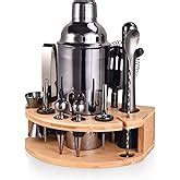 Amazon Esmula Bartender Kit With Stylish Bamboo Stand Piece