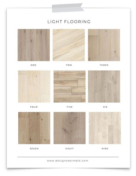 Popular Flooring Colors - Designed Simple | Floor colors, Hardwood ...