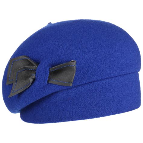 Beret Baskijski Wełniany z Kokardą by Barascon 176 95 zł