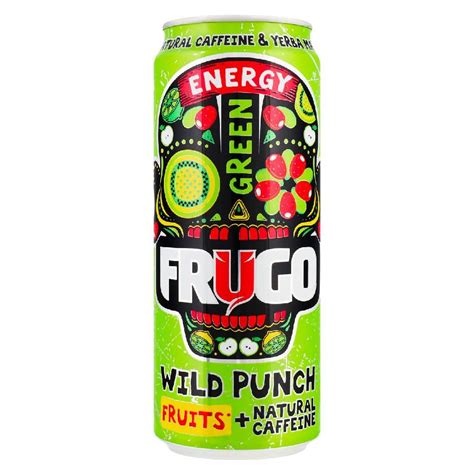 Frugo Energy Drink Cactus Green Zero Sugar 330 Ml World Of Snacks