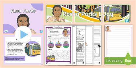 Rosa Parks Day Resource Pack KS1 L Insegnante Ha Fatto