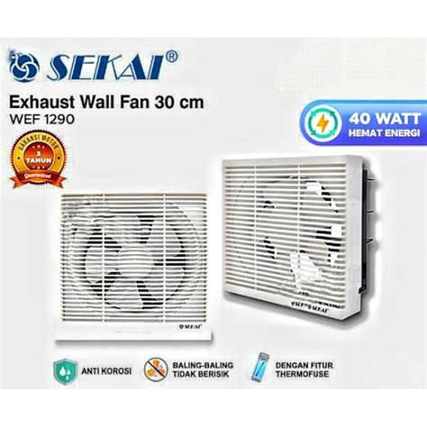 Jual Sekai Exhaust Wall Fan Cm Wef Exhaust Fan Inch