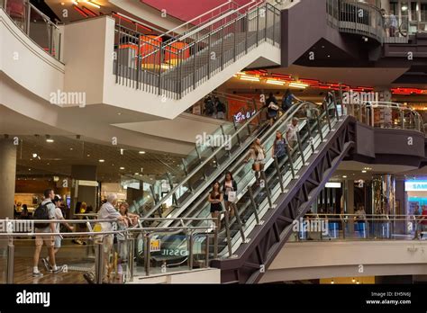 Escalator In Melbourne Central Shopping Centre Melbourne Australia