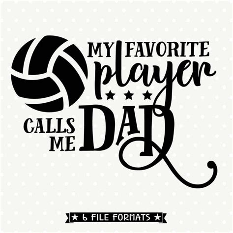 Volleyball Dad Svg 1337 Svg File For Diy Machine New Svg Cut Files