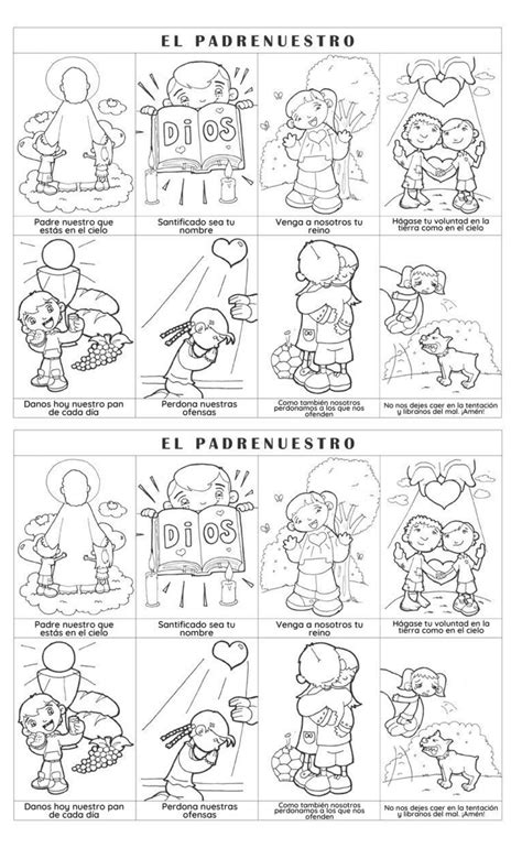 ficha de padre nuestro apuntes de religion docsity