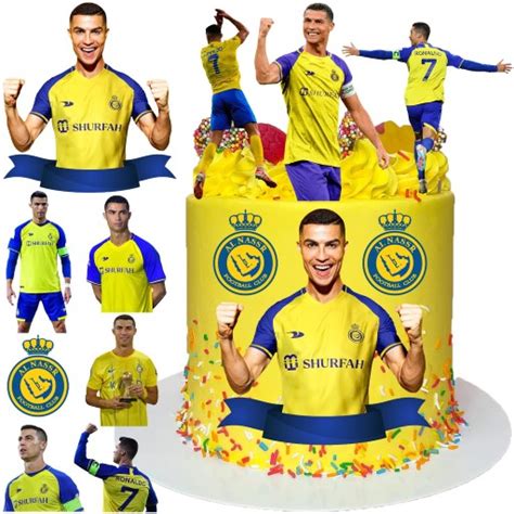 Op Atek Na Tort Cristiano Ronaldo Postacie Imi Napis Al Nassr