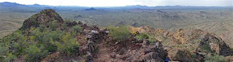 Panorama To The East And South Pinkley Peak Organ Pipe Cactus