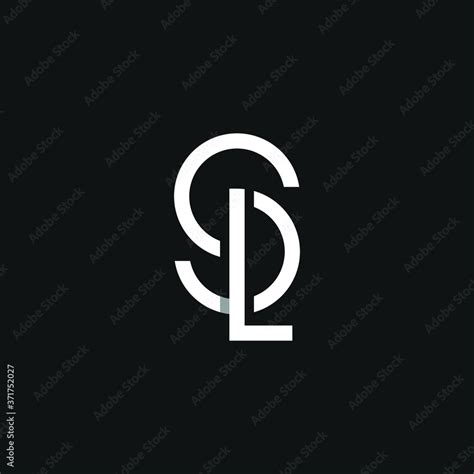 SL LS Creative Initial Vector Letter Logo Design Monogram Template SL