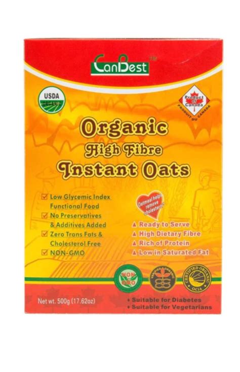 Canbest Organic Instant Oats 500g Yue Hwa Online Shop