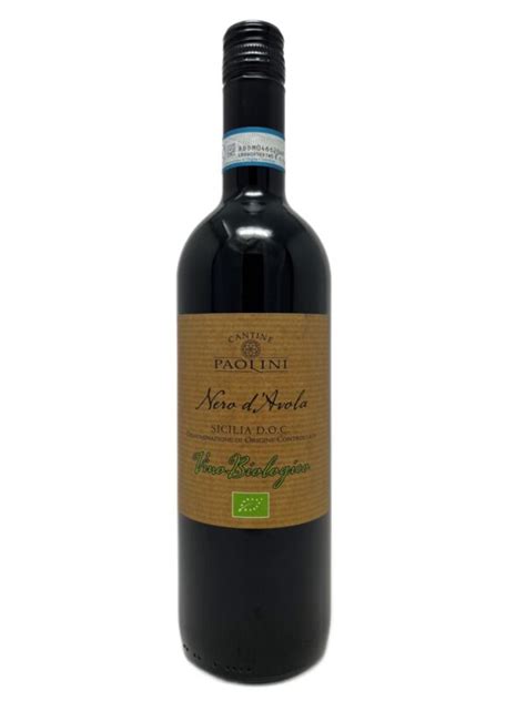 Cantine Paolini Nero D Avola BIO The Stroud Wine Company