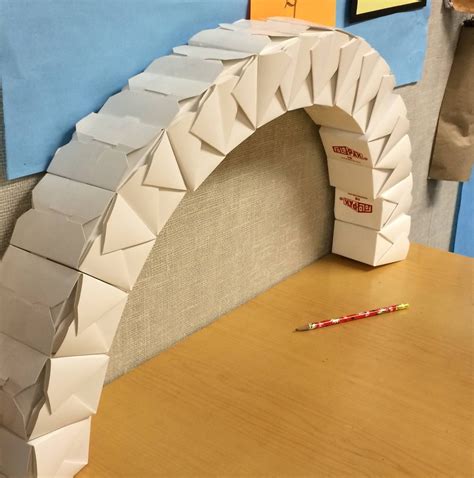 Ancient Rome: arch construction using takeout boxes | Ancient rome ...