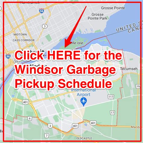 Windsor Trash Schedule Bulk Pickup Holidays Map