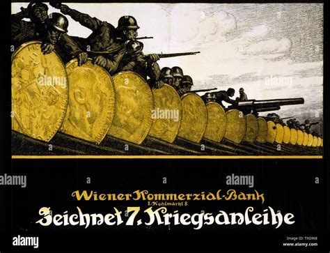 La I Guerra Mundial suscríbase a la 7ª Guerra préstamo Banco