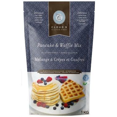 Cloud 9 Gluten Free Pancake Waffle Mix Available Online With Gluten