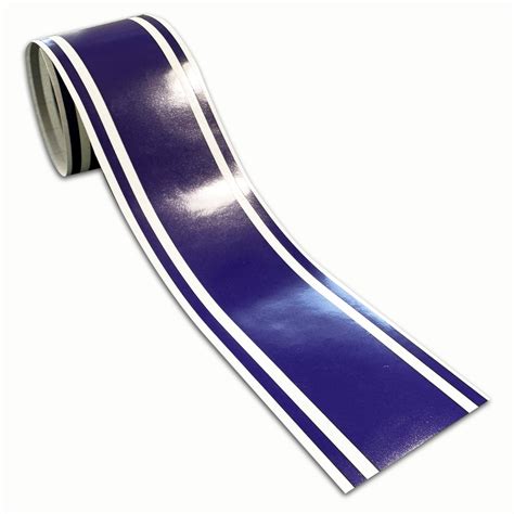 X Purple Vinyl Racing Stripes Car Boat Trailer Sticker Pinstripes