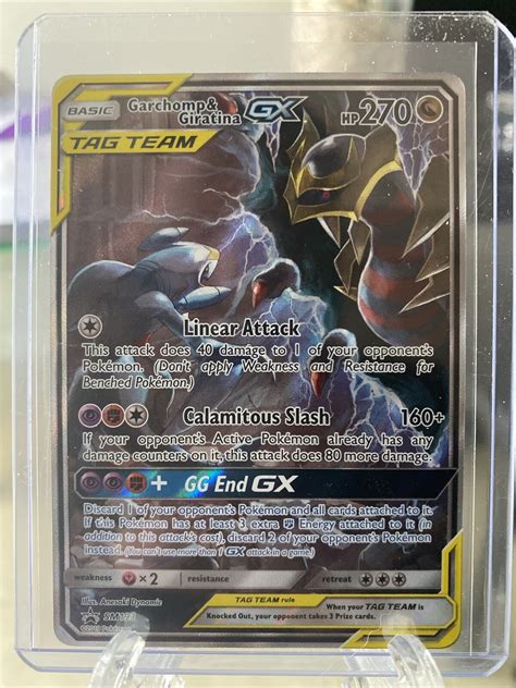 Mavin Pokemon Garchomp And Giratina GX SM193 ULTRA RARE Full Art Card