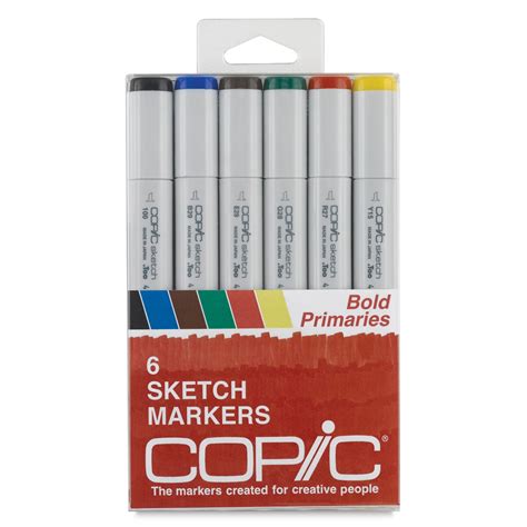 Copic Sketch Marker Set Bold Primaries Set Of Michaels