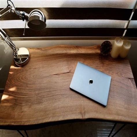 Custom Walnut Office Wood Desk