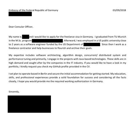 german business letter format