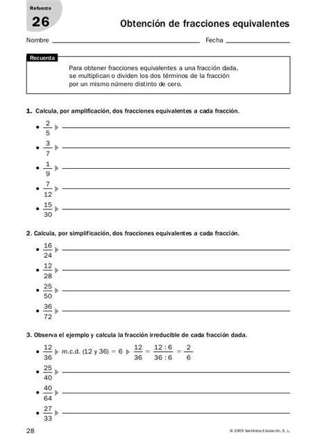 Cuaderno De Refuerzo Y Ampliación Matemática Primaria 50