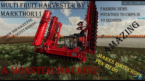 FS 22 Multi Fruit Harvester By Markthor11 YouTube