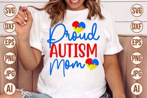 Proud Autism Mom Svg Graphic By Trendy Svg Gallery · Creative Fabrica