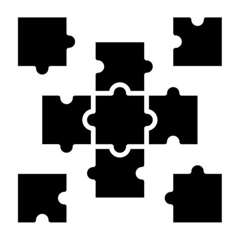 Premium Vector Puzzle Icon