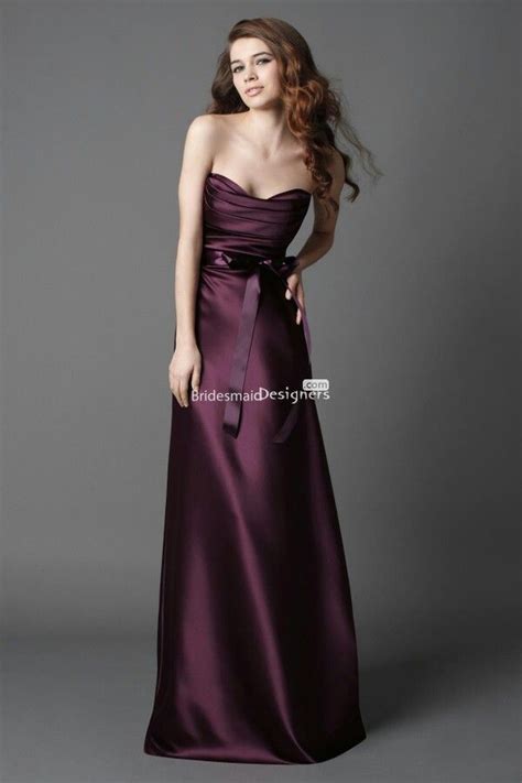 Gorgeous Eggplant Dress Dresses Strapless Dress Formal Bridesmaid