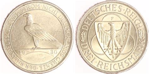 Weimarer Republik Reichsmark F Rheinlandr Umung Ef Ma Shops