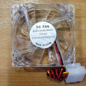 Jual Fan Casing Transparan 8cm Lampu Kipas Shopee Indonesia