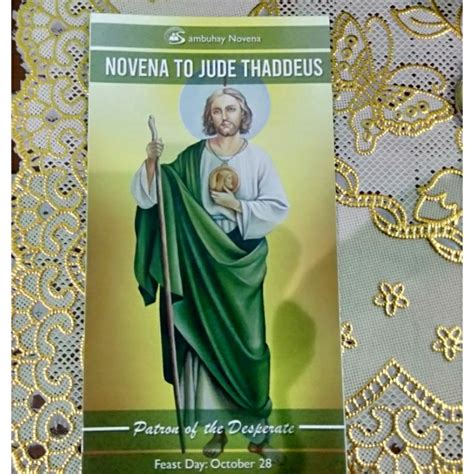 Saint Jude Thaddeus Novena Shopee Philippines