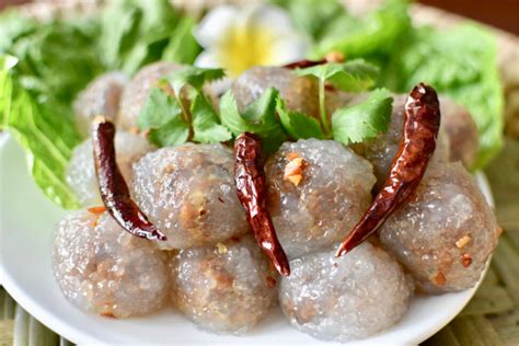 Tapioca Dumplings Sakoo Yat Sai ສະຄູຍັດໃສ້ Jenuine Cuisine