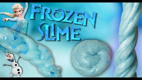 FROZEN GLITZER SCHLEIM Selber Machen OHNE WASCHMITTEL FROZEN Slime