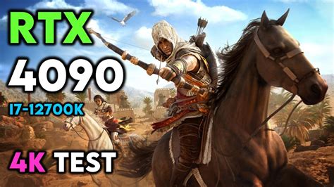 Assassins Creed Origins Rtx 4090 I7 12700k Max Settings 4k