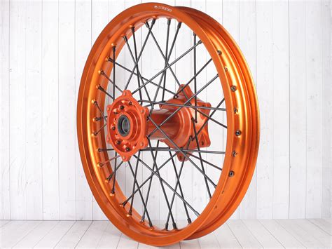 Диск 18"х2,15 задний диск. торм. аллюминий GR1 оранжевый (арт. #12263)