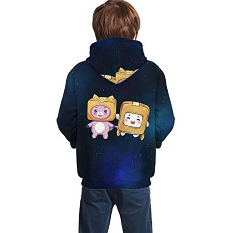 Lankybox Merch Lankybox Boxy Stylish Unisex Hoodies for Kids 3D Prints ...