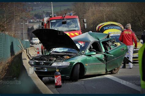 Loire Deux blessés dans un accident sur l A47 à l Horme jusqu à