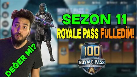 TR DE İLK SEZON 11 ROYALE PASS 100 LEVEL YAPTIM Pubg Mobile YouTube