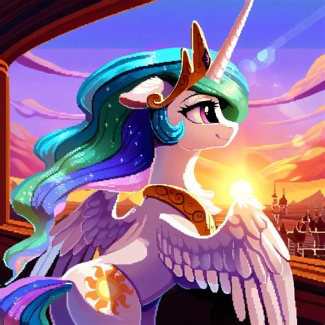 Mlp Neuroart Princess Celestia Принцесса Селестия Mlp Art