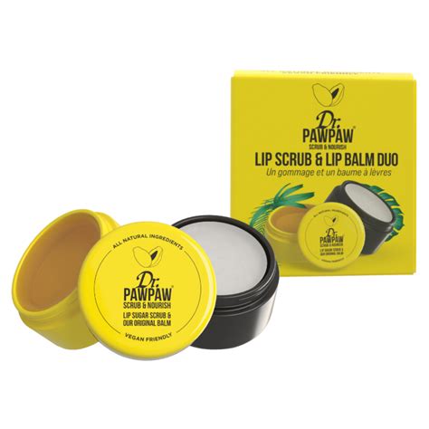 Buy Dr Pawpaw Lip Scrub And Lip Balm Duo 16g Online In The Uae Binsina